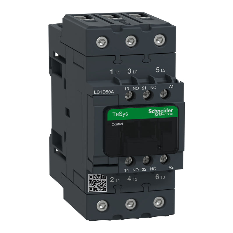 Kontaktor Schneider LC1D50A 22KW Auxilary 1NO+1NC LC1D50AM7 / LC1D50ABD / LC1D50AQ7 / LC1D50AB7 / LC1D50AF7 / LC1D50AP7 / LC1D50AE7 / LC1D50ABNE / LC1D50AMD / LC1D50AD7 / LC1D50AR7 / LC1D50AKUE / LC1D50AV7 / LC1D50AFD