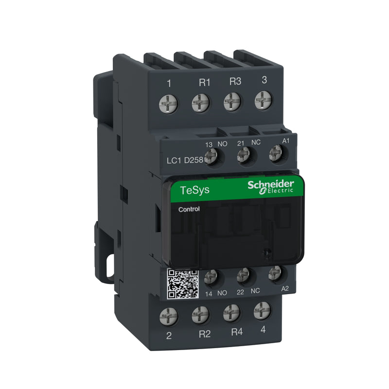 Kontaktor Schneider LC1D258E7 40A 2NO+2NC 48VAC Auxilary 1NO+1NC