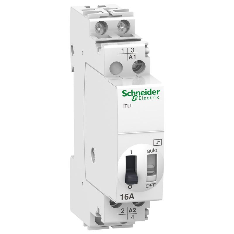 Kontaktor Din Schneider iCT MCB 2 Module 1NO+1NC 16A 240VAC (A9C22715)