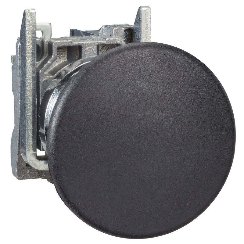 Push Button Mushroom Schneider XB4BC21 22 mm Metal Spring return Black 1NO