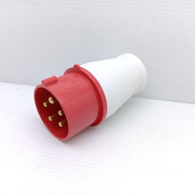 Industrial Plug CEE Plug 5x16A Red/White IP44