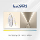 Lampu LED Flexible Strip Luxen COB 220VAC @12W/mtr IP44 CDL White @50M
