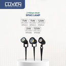 Lampu Taman Luxen Aluminium model colok 7W 85-265V 3000K