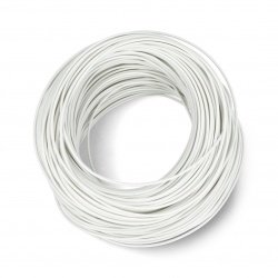 Kabel Silicon NB 1x0,5 mm White (Ecer)