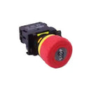 Emergency Push Botton Fort LA115-A5-01ZFD With lampu 220VAC 22mm 1nc Red