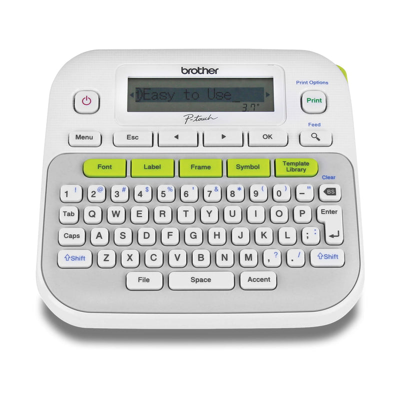 Printer Label Maker Brother PT-D210 TZe, Office Model, up to 12mm