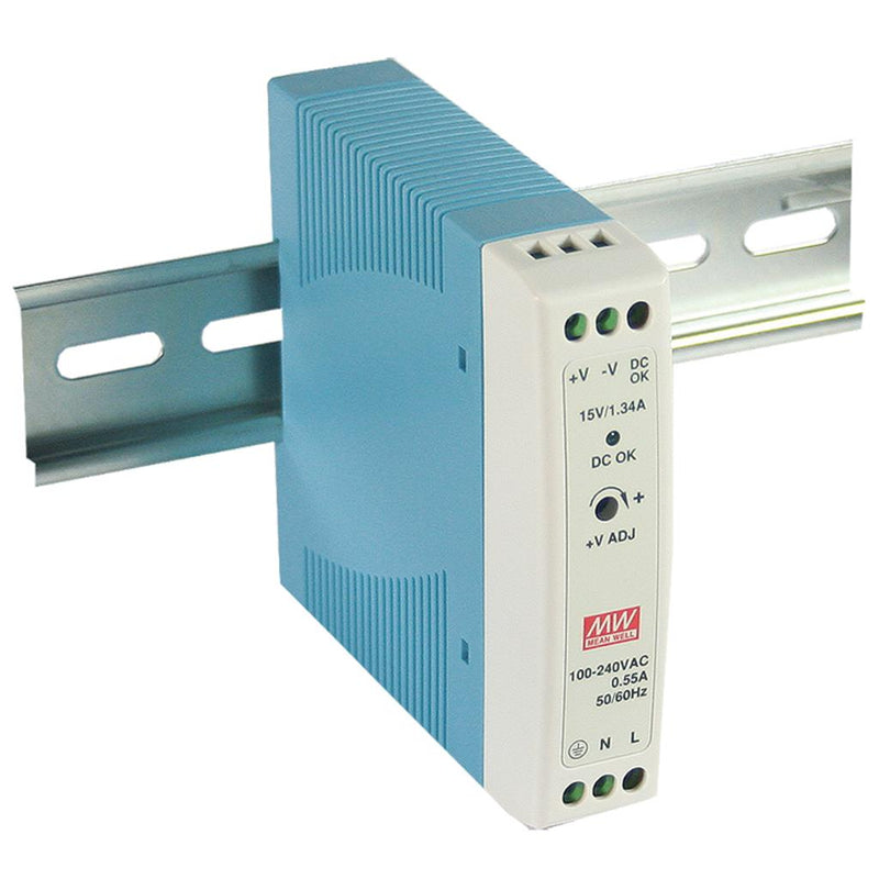 Power Supply Meanwell MDR-20-5 3A Din Rail, White