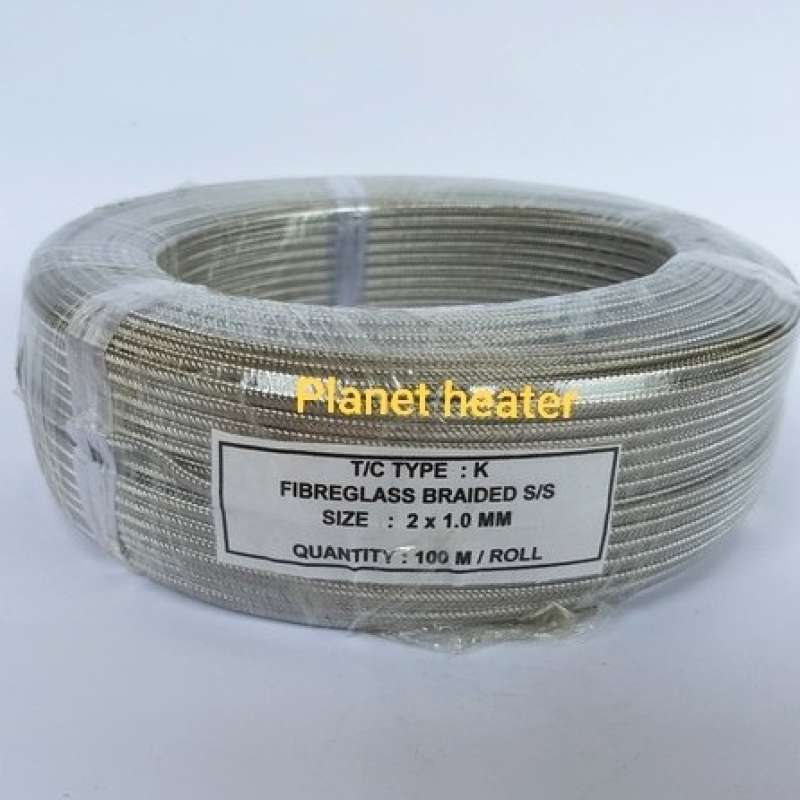 Kabel Thermocouple NB Type K 2x4/0,65 Braided Screen