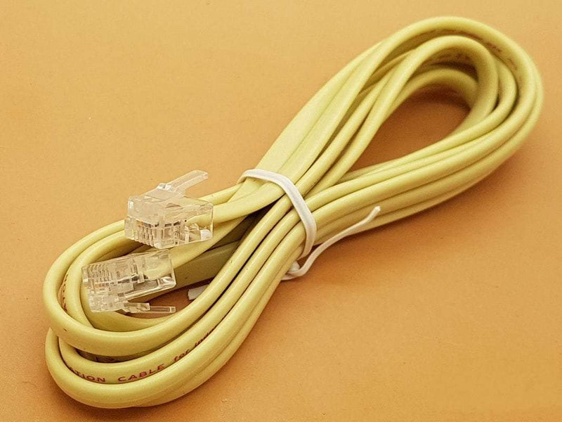 Accessories Telepon KTN Kabel Telpon 12 mtr Cream w/RJ11