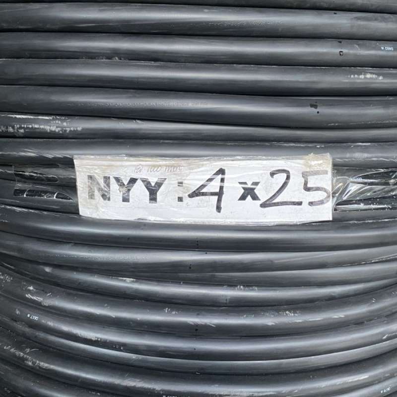 Kabel Power Supreme NYY 4x25 mm Black 0.6/1KV