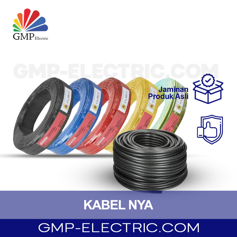 Kabel Solid Single Core Kabel Metal NYA 6 mm @100 mtr Yellow/Green 450/750V