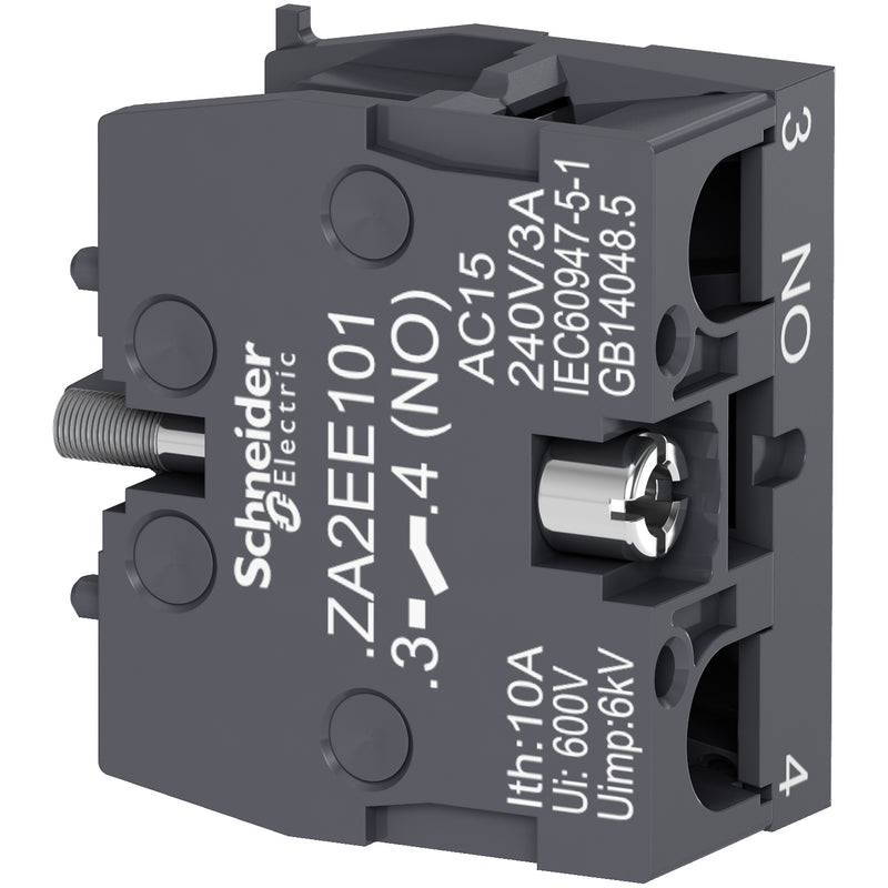 Schneider Easy Harmony XA2 Aksesoris - Kontak Tambahan Push Button 1 NO / 1 NC | ZA2EE101 / ZA2EE102