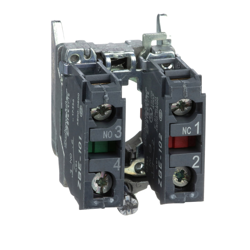Schneider Harmony XB4 Contact Block Body Unit & Tambahan Kontak 22mm Metal | ZB4BZ101 / ZB4BZ102 / ZB4BZ103 / ZB4BZ104 / ZB4BZ105 / ZBE101 / ZBE102