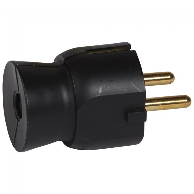 Plug Legrand Side Out 2P+E 16A Black