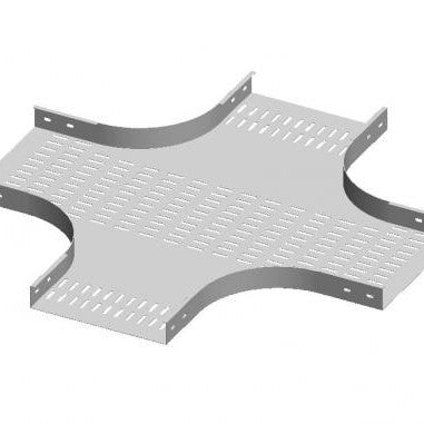 Equal Tee Duct Tray Tek Electro Galvanized W100xH50