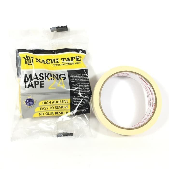 Isolasi kertas Nachi 1 Inch Masking Tape 24mmx20 Yard