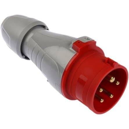 Industrial Plug Legrand 4x16A Red/White IP44 (555128) NEW