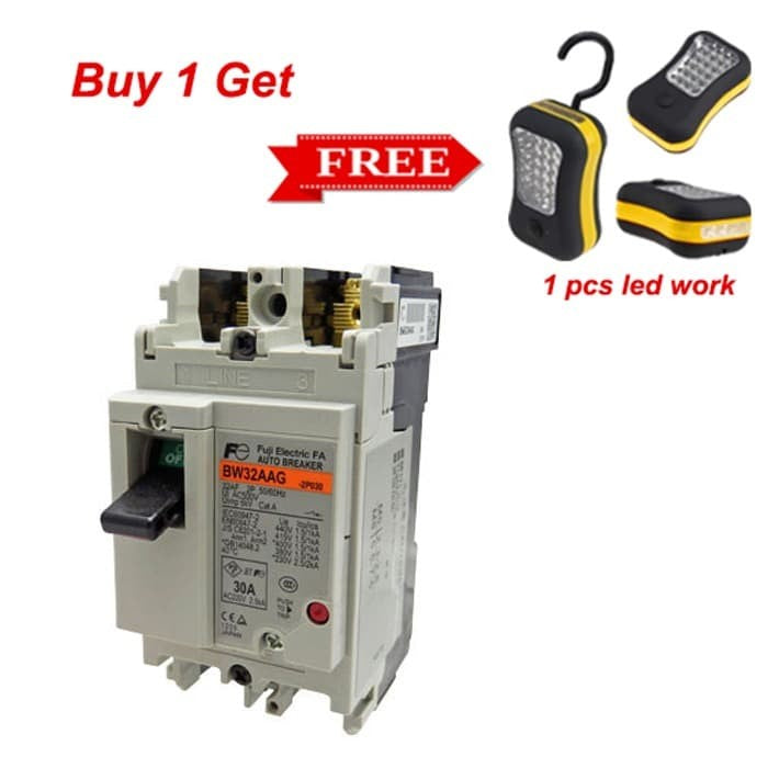 Breaker Fuji BW32AAG1.5kA 380/415VAC 2P 20A / BW 32 AAG