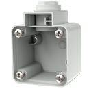Mennekes 10714 Base for mounted receptacles Cream K
