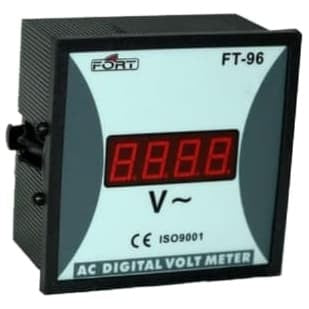 Voltmeter Fort Digital 96x96 mm 96x96