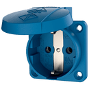 Stop Kontak Mennekes 11011 panel mounted receptacles Blue IP55