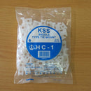 Tie Mount Sadlle KSS HC-1 15 x 10 x 7 mm White