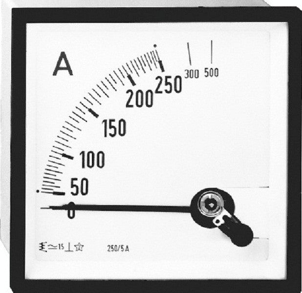 Ampere Meter CIC Analog Direct 96x96 mm 15A