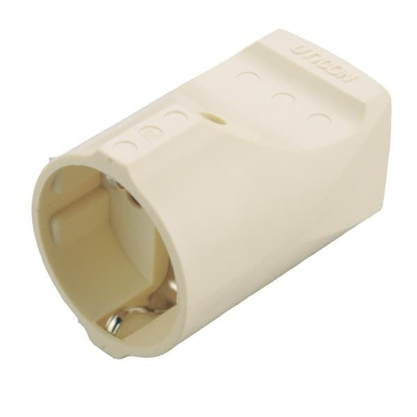 Contra Stecker Uticon CS-28 2P+E 10A Cream