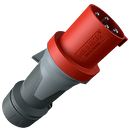 Mennekes 13106 Plug 4x63A Red/White IP44 400V (K)