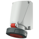 Mennekes 132 Wall Mounted 4x63A Red/White IP67 400V (K)
