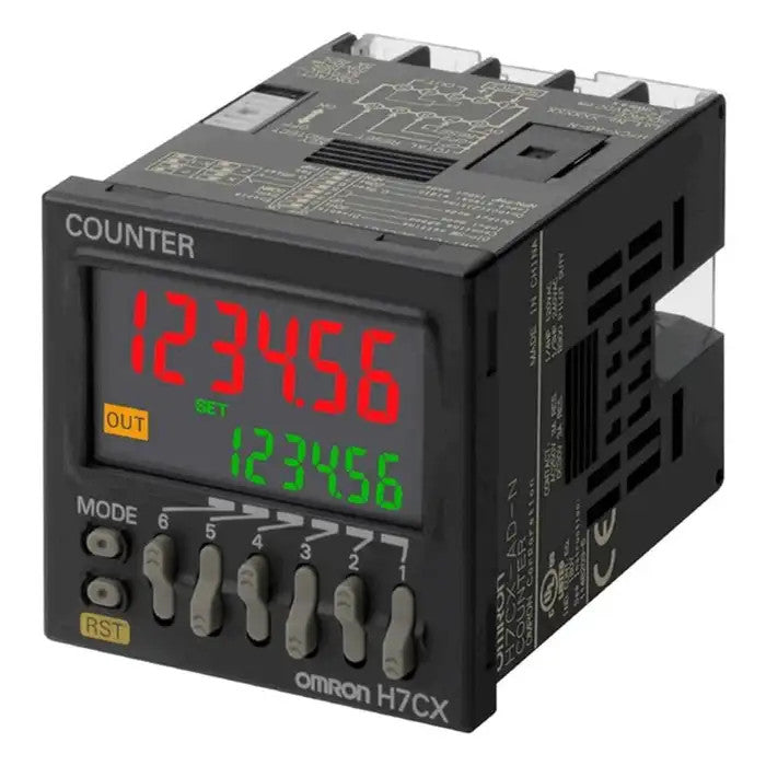 Counter Digital Omron H7CX-AWS H48xW48mm