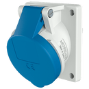 Mennekes 1463 Panel Mounting 3x16A Blue/White IP44 230V (K)