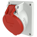 Mennekes 1473 Panel Mounting 5x16A Red/White IP44 400V