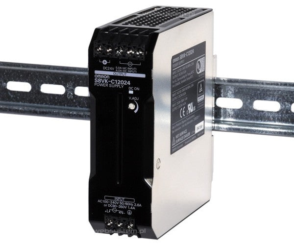 Power Supply DIN rail Omron S8VK-C12024 24VDC 5A