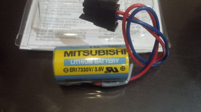 Baterai Mitsubishi ER17330V 3.6V U/PLC + Socket