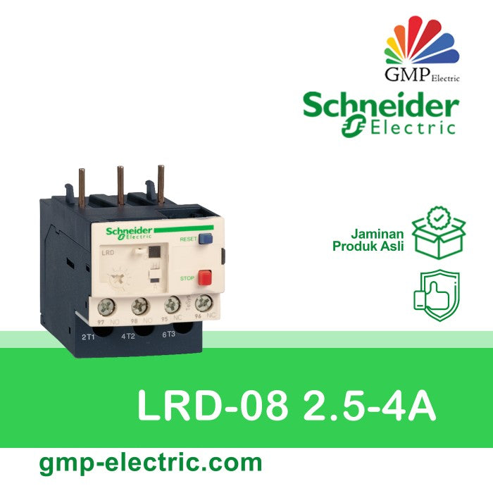 Thermal Overload Relay Schneider LRD-08 2.5-4A