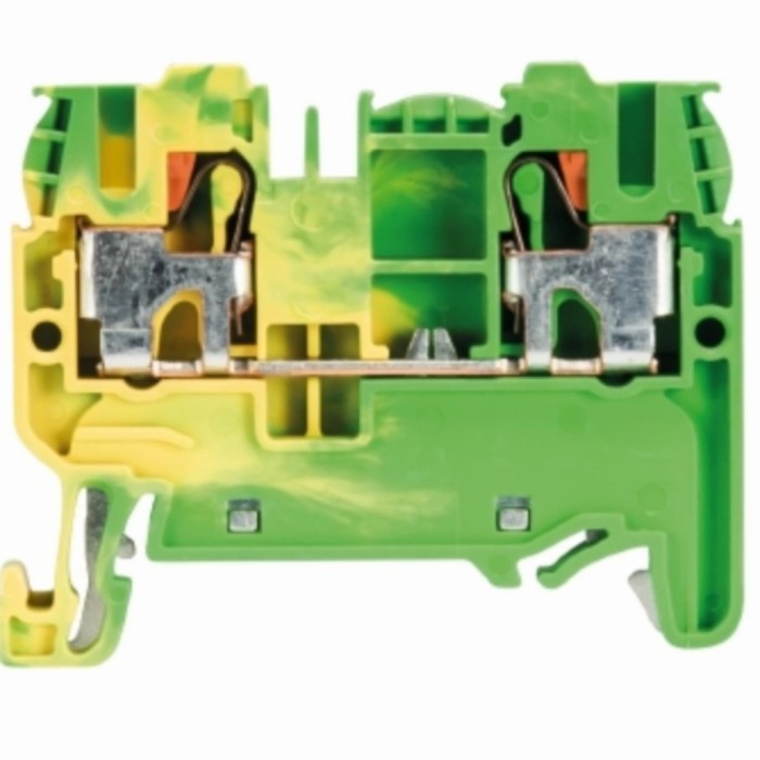 Terminal Blok Fasis Wieland (56.206.9055.0) WTP-6/10 PE 6~10mm Spring Yellow/Green