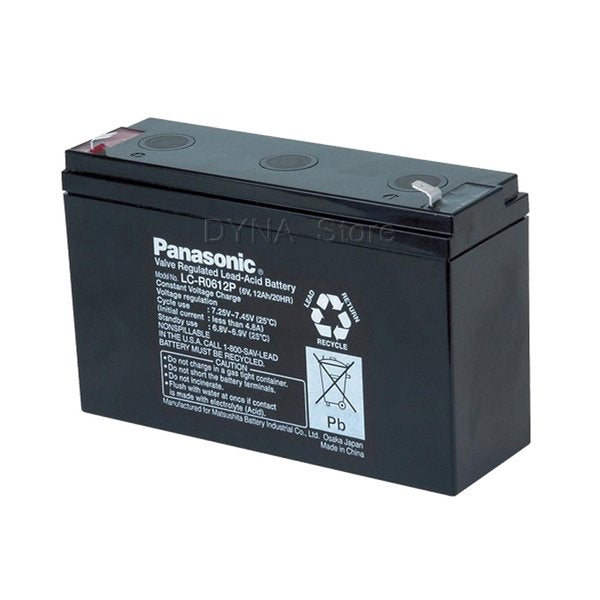 Aki Kering Panasonic LC-R0612NA - 6V 12 Ah/20 HR