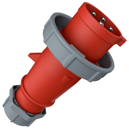 Mennekes 2175B Plug 4x32A Red/White IP67 400V (K)
