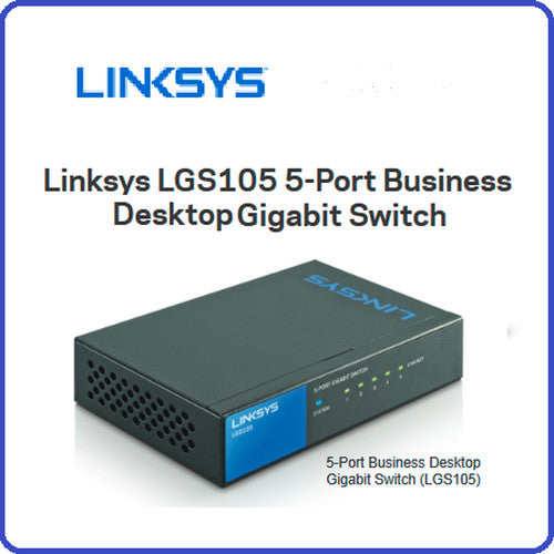Switch Hub LINKSYS LGS105-AP 5 Port