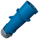 Mennekes 248 Plug 3x16A Red/White IP44 230V (K)