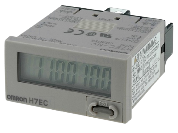 Counter Digital Omron H7EC-NV H24xW48, PNP/NPN 4.5to30VDC, LCD 7Segmen Gray