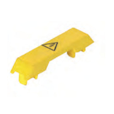 AD WT 6/10 Cover Terminal Block Warning Sign Yellow Wieland (04.344.1855.8)