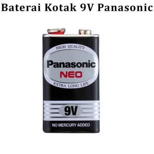Baterai Panasonic 9V Segi
