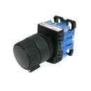 Push Button Switch Fuji AR 22 S2R-20B w/ Selector Ring 22 mm Black 2 NO