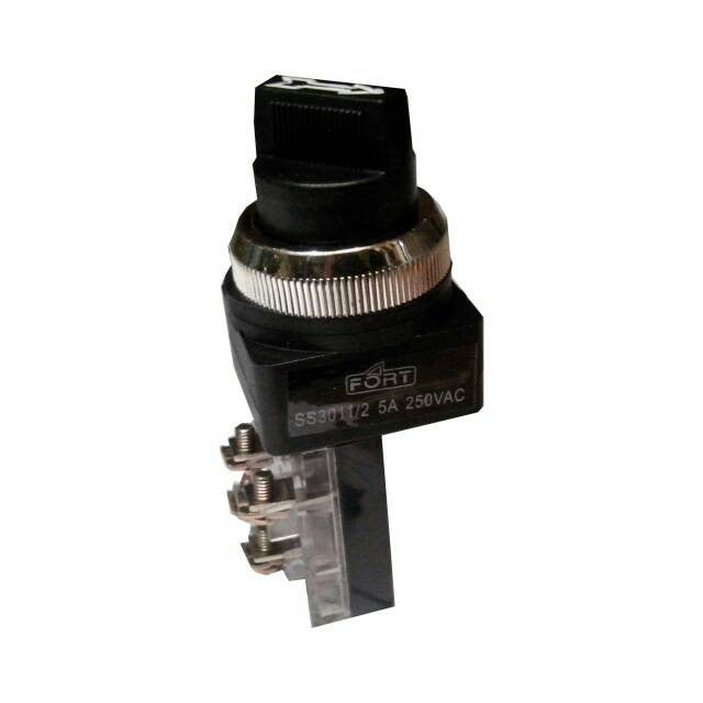 Selector Switch Fort Stay Put 3 Posisi Round 25 mm 1NO+1NC