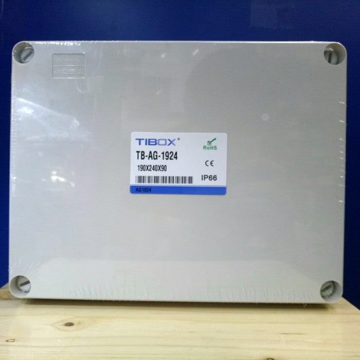 Box PVC TIBOX T-1924/9 W190xH240xD90mm IP66 Cream