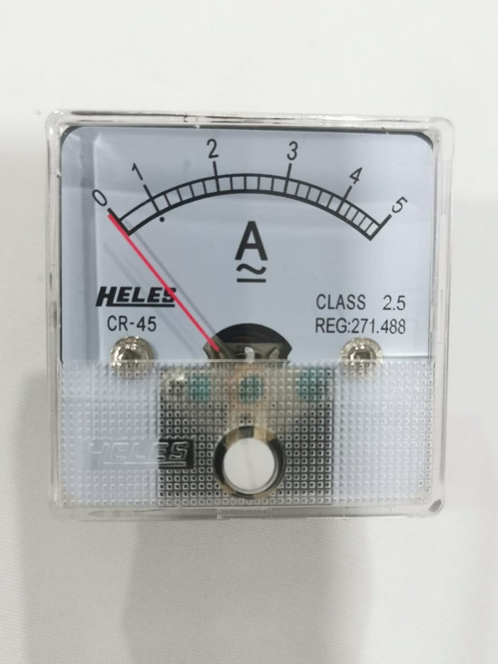 Ampere Meter Heles Direct Dia.45 mm 5A