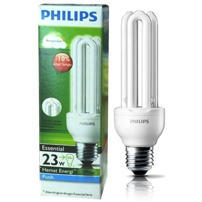 Lampu Hemat Energi Philips Essential 23W White