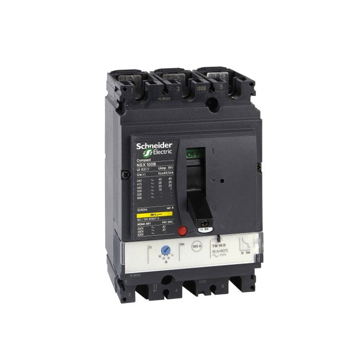 Breaker Schneider NSX250N 3P 200A 3P 140-20A 50kA LV431831
